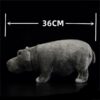 Animal en peluche Hippo réaliste de haute qualité