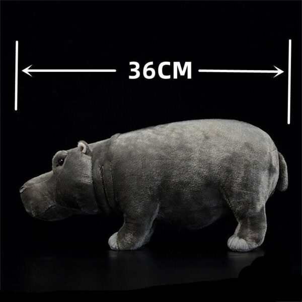Animal en peluche Hippo réaliste de haute qualité
