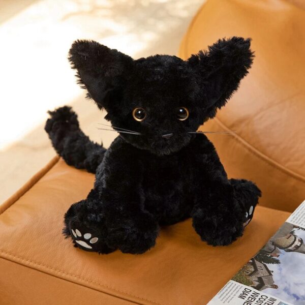 Peluches chat floues et colorées