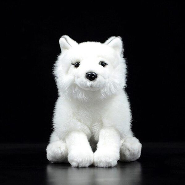 Poupée en peluche renard arctique