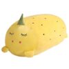 Peluche Coussin Licorne Jaune