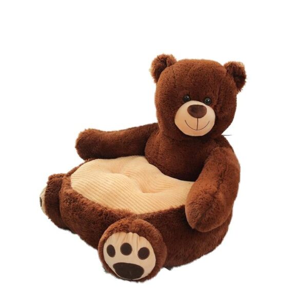 Coussinoursbrun.jpg Peluche Coussin Siège Ours Brun
