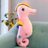 Peluches hippocampe coloré