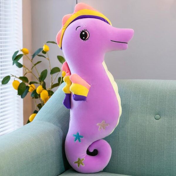 Peluches hippocampe coloré