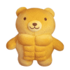 Peluches Ours Musclé, Lion et Cochon