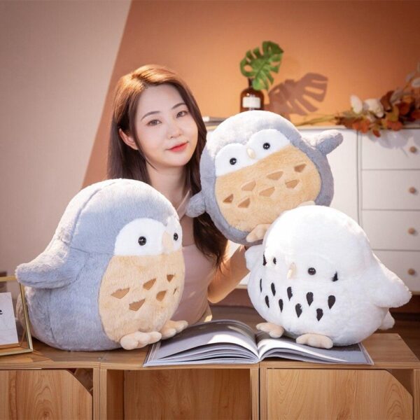 Peluche hibou des neiges