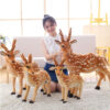 Doudou peluche mignon en forme de cerf XXL