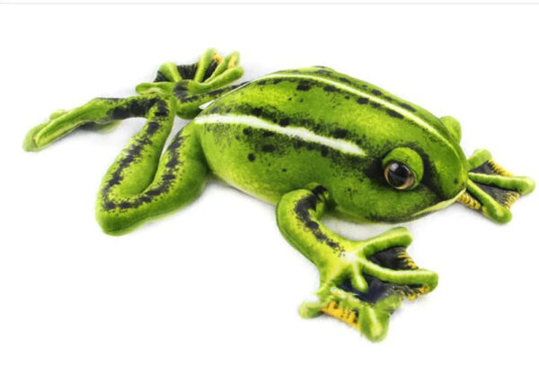 Peluche grenouille volante réaliste