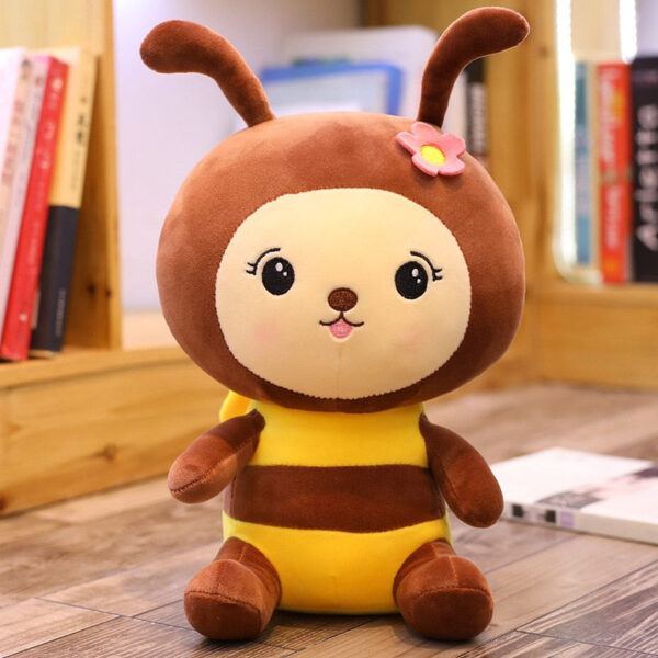 Peluches Super Kawaii Honeybee et Ladybug