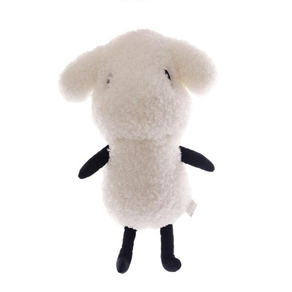 Adorable poupée en peluche mouton blanc