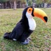 Grande peluche Toucan réaliste