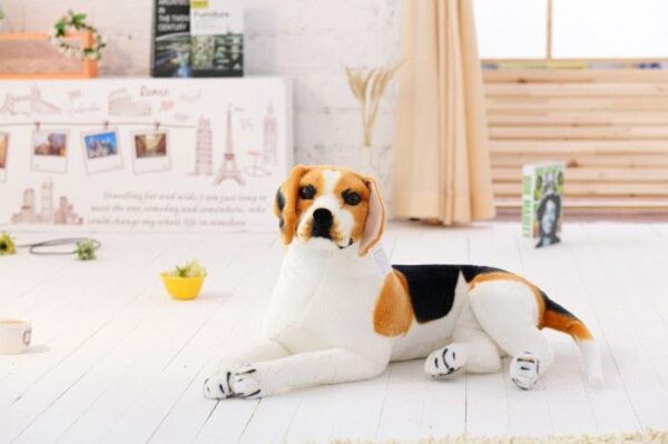 Jouets en peluche géants grandeur nature pour chien Beagle