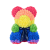 Ours en roses arc-en-ciel