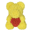 Ours en roses jaune et rouge