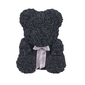 Ours en roses noir