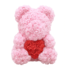 Ours en roses rose et rouge