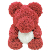 Ours en roses rouge et blanc