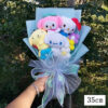 Bouquet de peluches Kuromi,  My Melody, Hello Kitty, Cinnamoroll Sanrio Anime