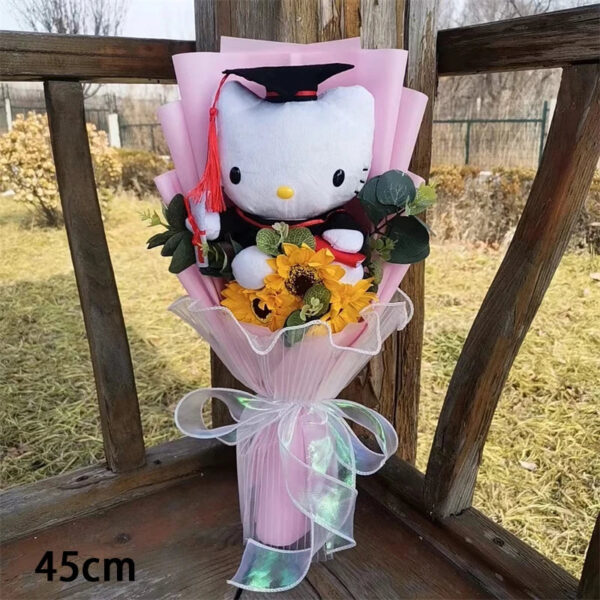 Bouquet de peluche Docteur Ourson Avec Tournesol
