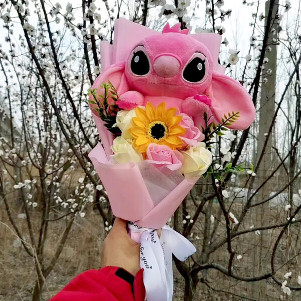Bouquet de peluche Lilo & Stitch Avec Tournesol
