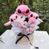 Anime Stitch Flower Bouquet Cartoon Lilo Stitch Plush Toy Doll Bouquet Children Xmas Birthday Valentine Graduation Gift