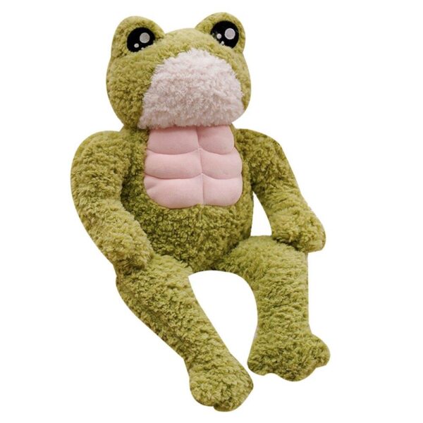 Peluche grenouille musclée
