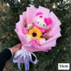 Bouquet Fleur Peluche Hello Kitty