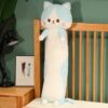Oreiller en peluche Catnip le long chat