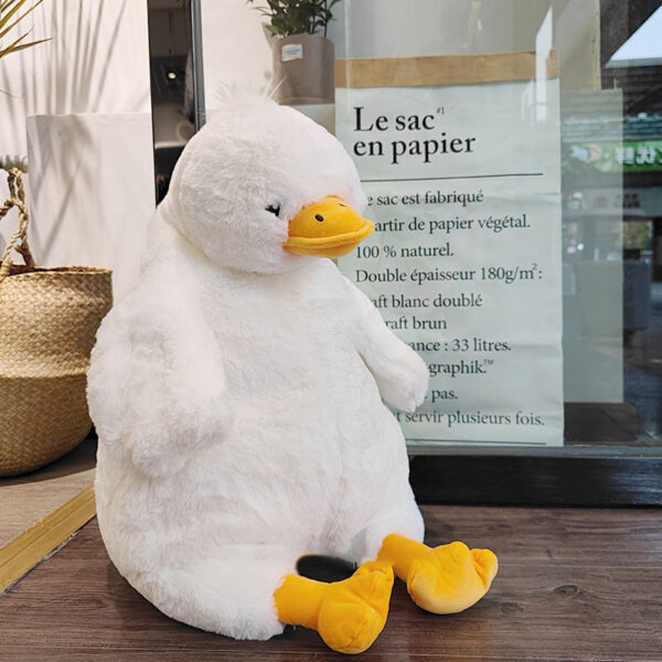 Peluche canard joufflu