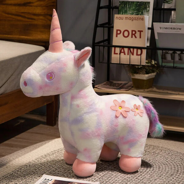 Peluches Licorne Fleurie