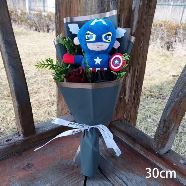 Bouquet de peluche Super Hero - Spider-Man - Iron Man - Superman Captain America