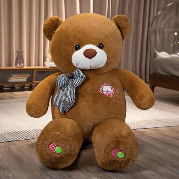 Jouet peluche gros ourson marron