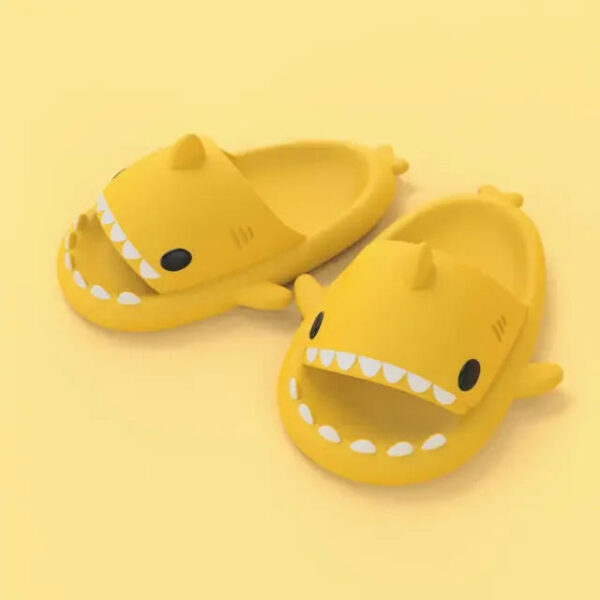 Tongs Requin Jaune - Confort et Style pour l’Été