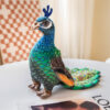 Peluches paons réalistes