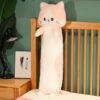 Oreiller en peluche Catnip le long chat
