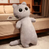 Peluches de chat aux grands yeux et aux longues peluches