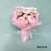 Creative Bouquet Knitted Roses Carnations Flowers Hand-Knitted Birthday Crochet Teacher's Day Valentine Christmas Gifts