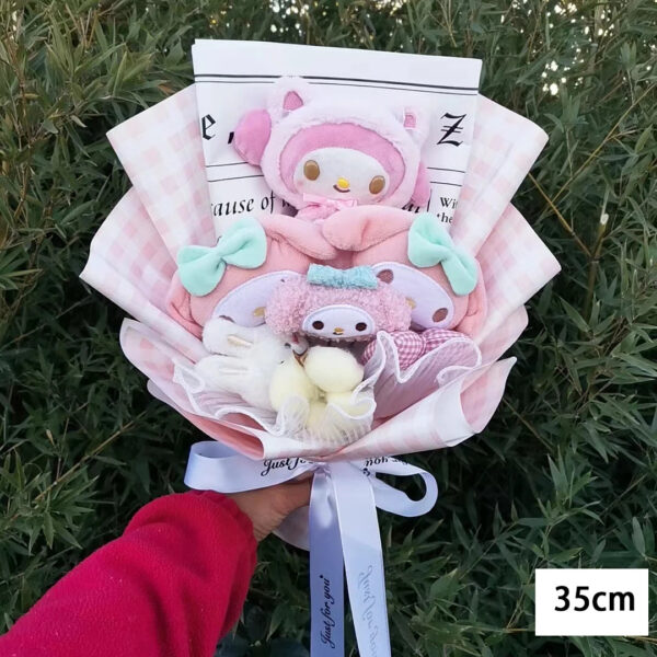 Bouquet Fleur Peluche Hello Kitty
