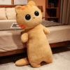 Peluches de chat aux grands yeux et aux longues peluches
