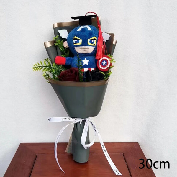 Bouquet de peluche Super Hero - Spider-Man - Iron Man - Superman Captain America