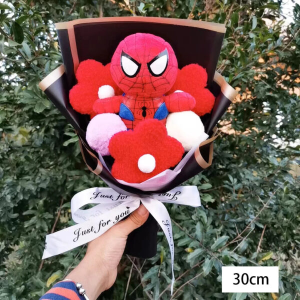 Bouquet de peluche Super Hero - Spider-Man - Iron Man - Superman Captain America