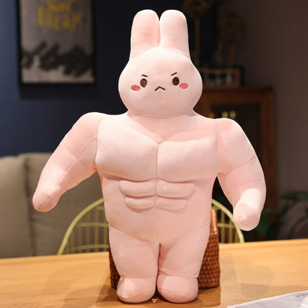 Peluches Funny Muscle Bunny