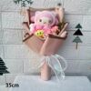 Cartoon Kuromi Hello Kitty Cinnamoroll  Plush Bouquet Rose Wedding Party Decoration Valentine's Day Christmas Birthday Gift