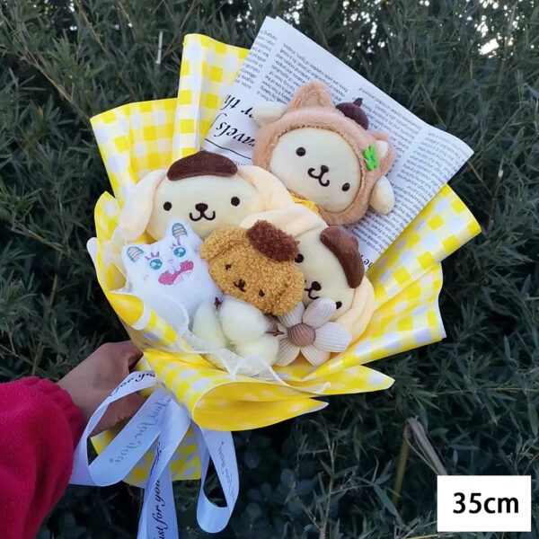 Bouquet Fleur Peluche Hello Kitty
