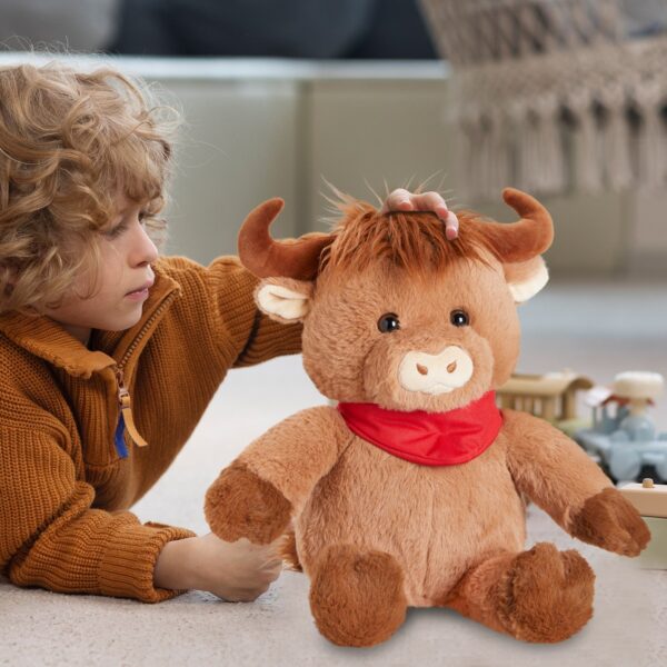 S99278abe6cf14cdf82111b9e142a5098C.jpg Peluche Adorable Vache des Highlands