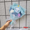 Christma Sanrio Kuromi Hello Kitty Cinnamoroll Cartoon Plush Bouquet Rose Wedding Party Decoration Valentine's Day Gift Promotio