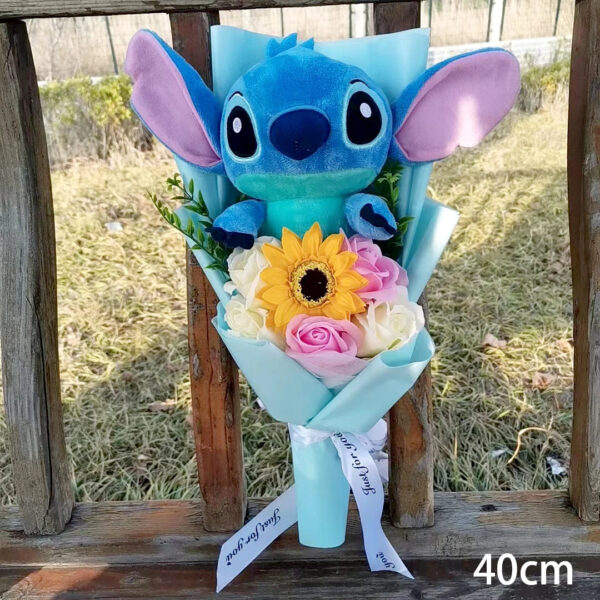 Bouquet de peluche Lilo & Stitch Avec Tournesol