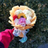 Anime My Melody Plush Toy Cinnamoroll Teddy Bear Cartoon Flower Bouquet Valentine's Day Christmas Birthday Holiday Gifts