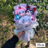 Bouquet de peluches Kuromi,  My Melody, Hello Kitty, Cinnamoroll Sanrio Anime