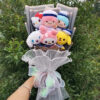 Navy Sanrio Anime Plush Doll Toy Hello Kitty My Melody Cinnamoroll Cartoon Bouquet Girlfriend Birthday Valentine's Day Gift